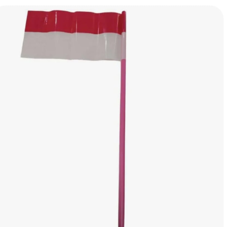 Bendera Plastik dgn gagang