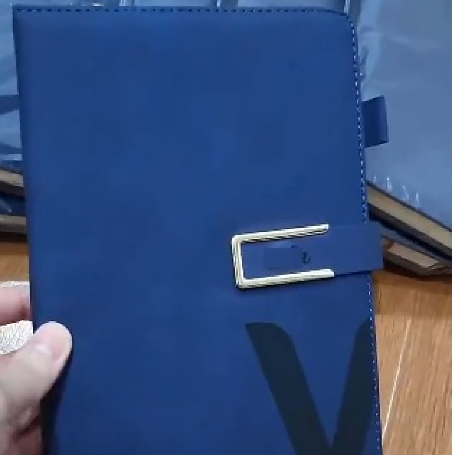 Notebook Agenda Cover Kulit - depan