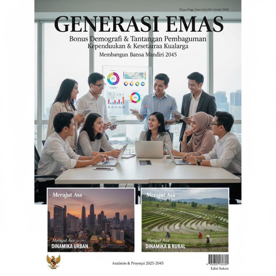 Cetak Majalah ukuran kwarto 32 halaman - depan