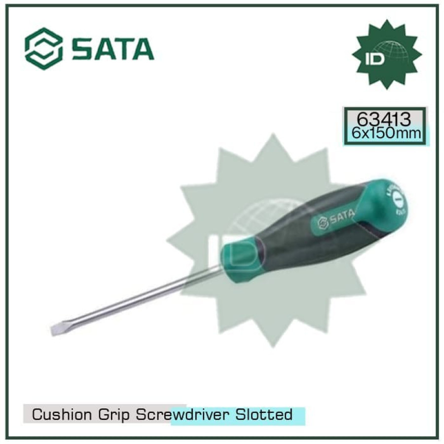 SATA 63413 Obeng Minus 6 x 150 mm - depan