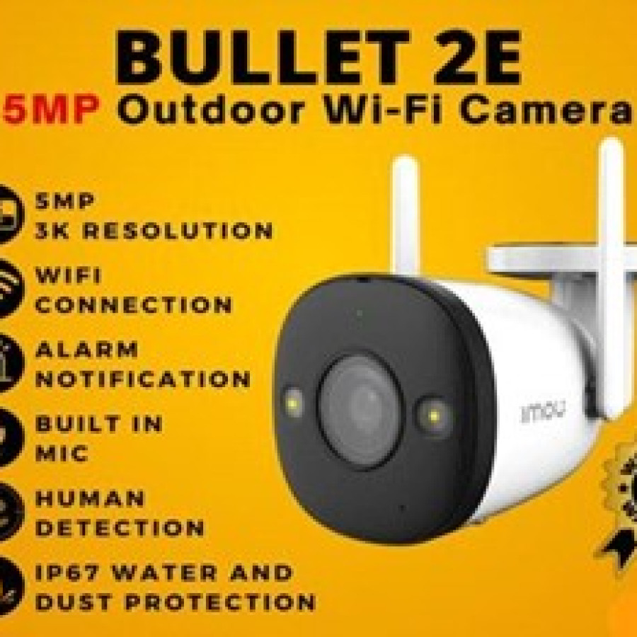 CCTV OUTDOOR IMOU BULLET 2E 5MP IPC-K3DP-5H0WF