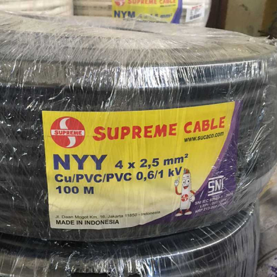 Kabel NYY Supreme 4x25 mm (Meteran) - utama