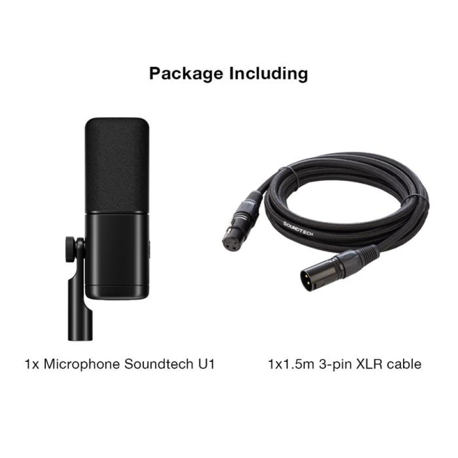 SOUNDTECH U1 Microphone Supercardioid - detail
