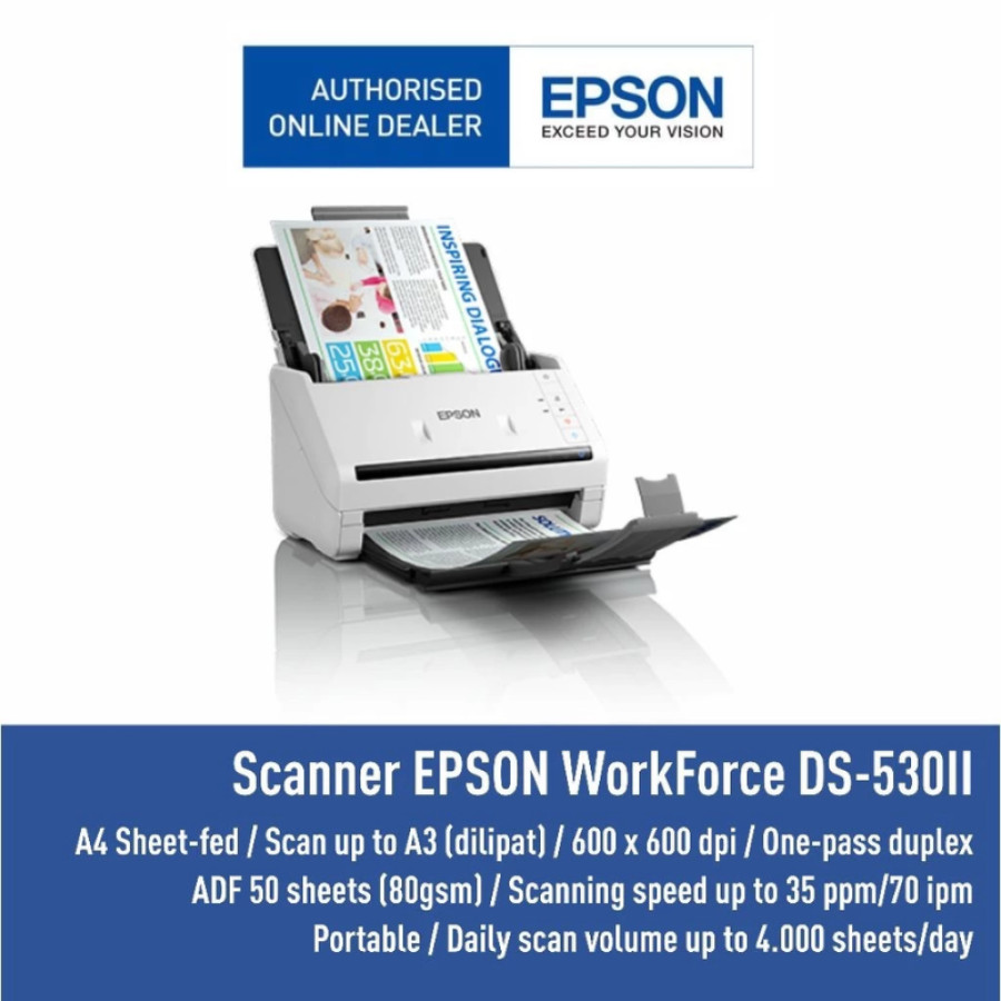 Scanner F4 Epson - samping