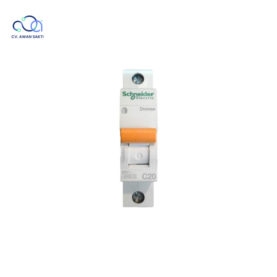 SCHNEIDER MCB 1 PHASE 20A