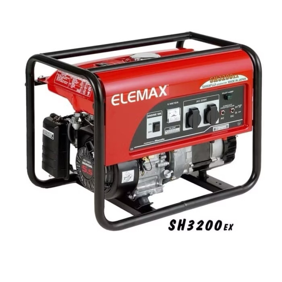 ￼ELEMAX SH-3200EX Mesin Deluxe Generator Set 2.6KVA Genset - utama