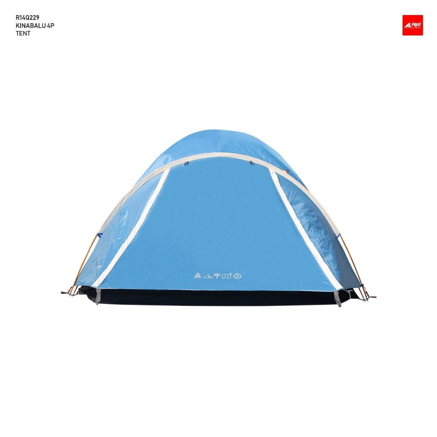 Tenda Camping Kinabalu Kapasitas 4 Orang Arei Outdoorgear - samping