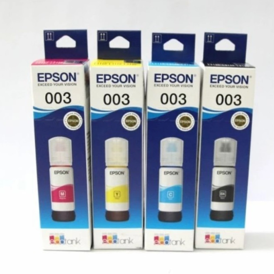 TINTA EPSON 003 ORIGINAL HITAM/WARNA - depan