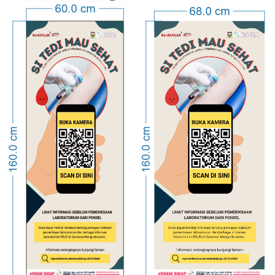 ROLL BANNER GRADE A KOMPLIT -> -60X160CM.