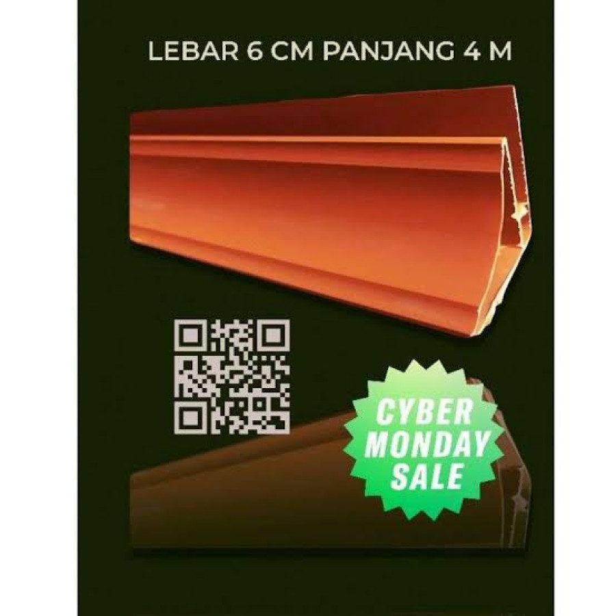 Lis Ornamen sudut dalam 6 cm