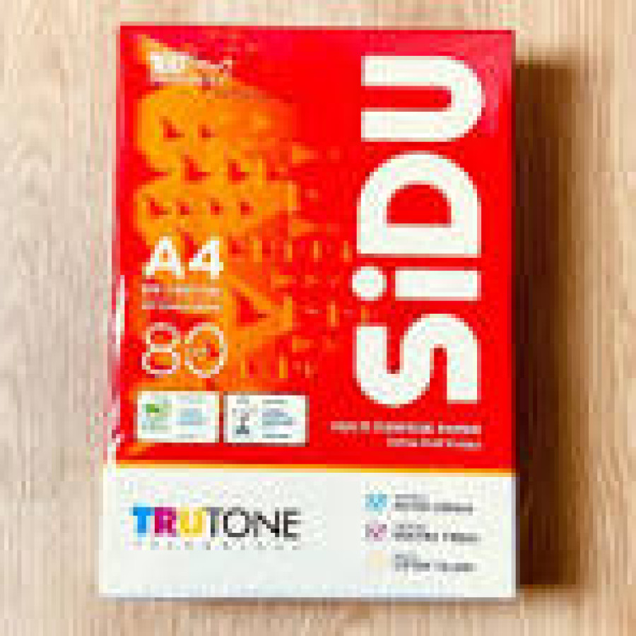 Kertas HVS A4 80GR Sidu