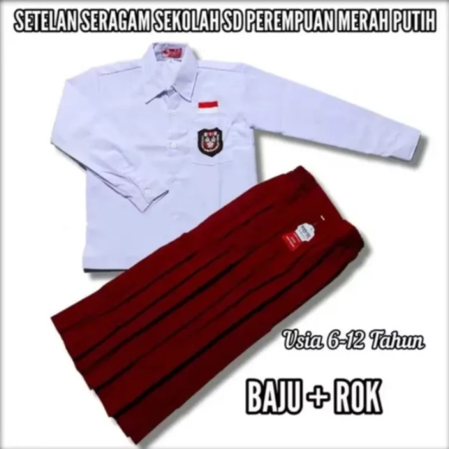 Seragam SD perempuan setelan