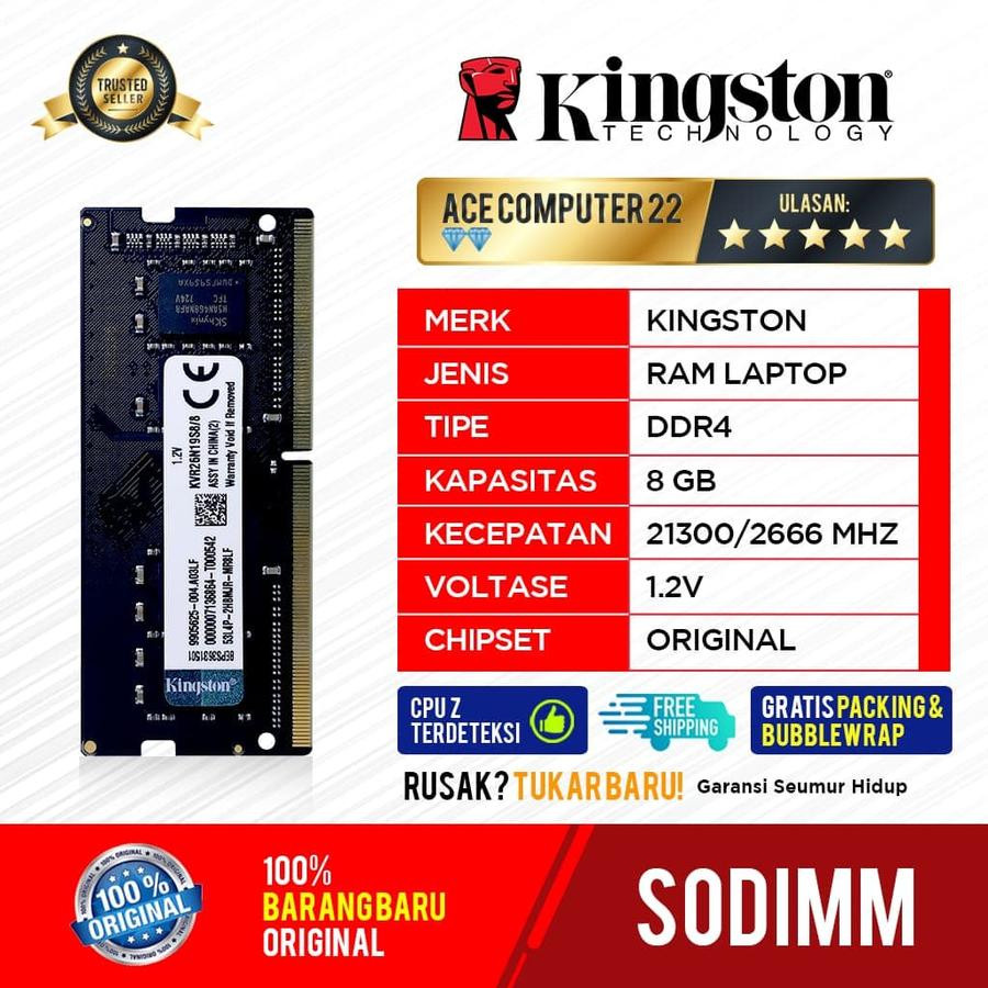 MEMORY DDR4 8GB - utama