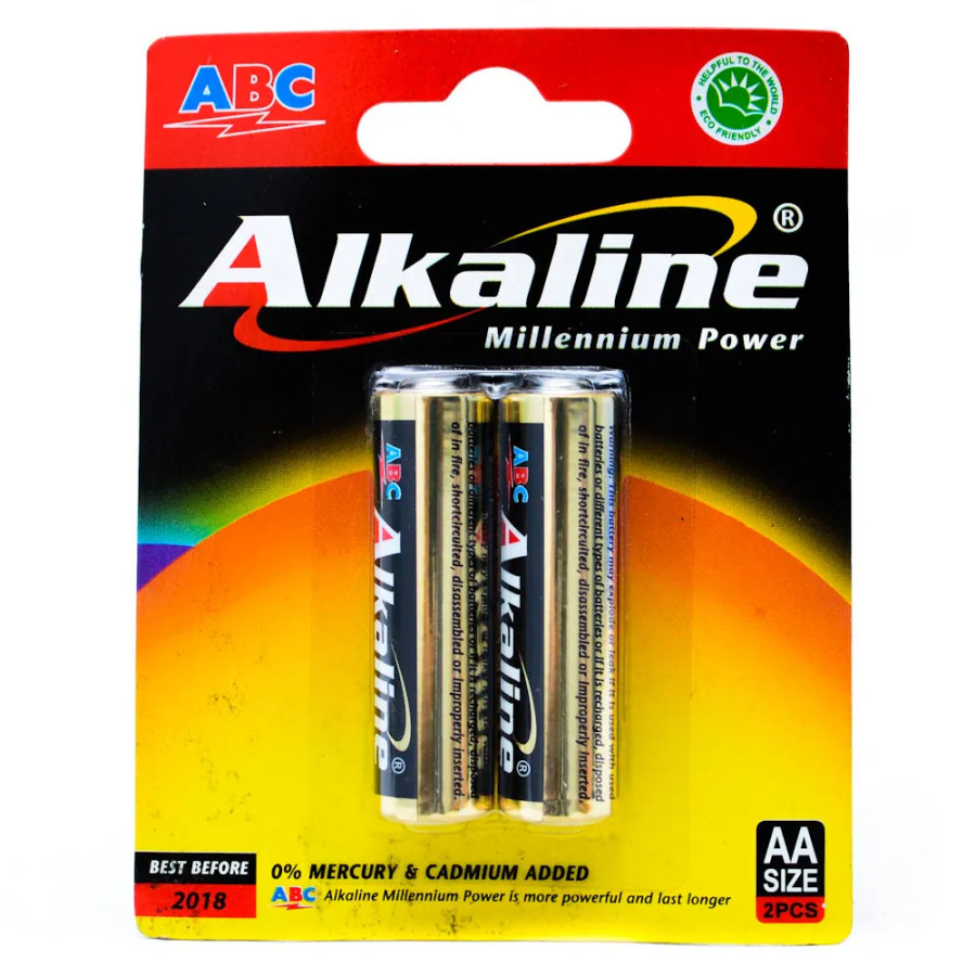 Baterai Alkaline AA isi 2 - depan