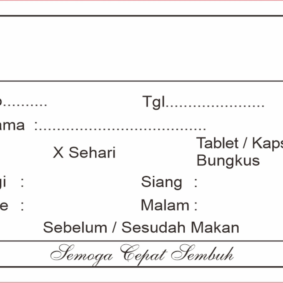 Etiket obat
