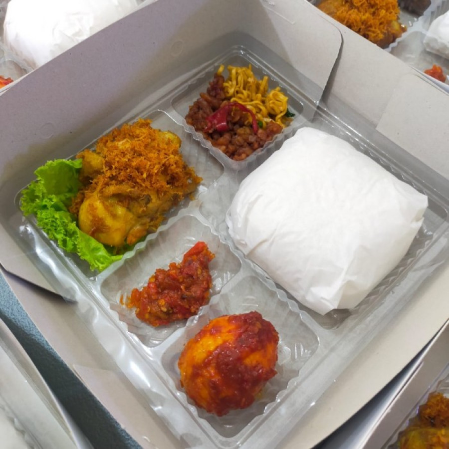 Paket Nasi Ayam dan Telur - samping