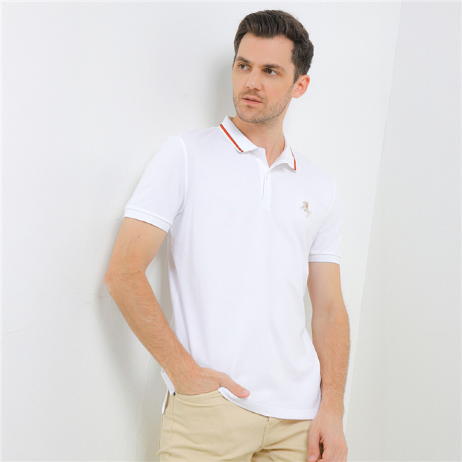 Kaos Berkerah Giordano Small Napoleon Polo - utama