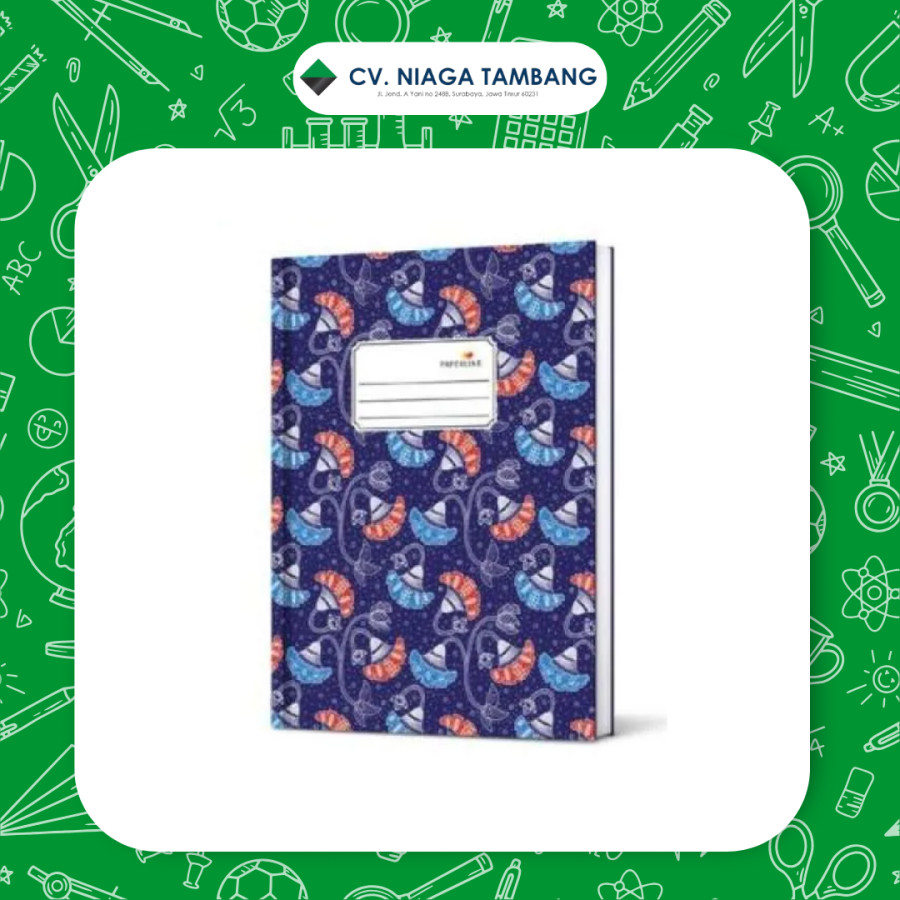 PAPERLINE BUKU HARD COVER FOLIO 100 LBR