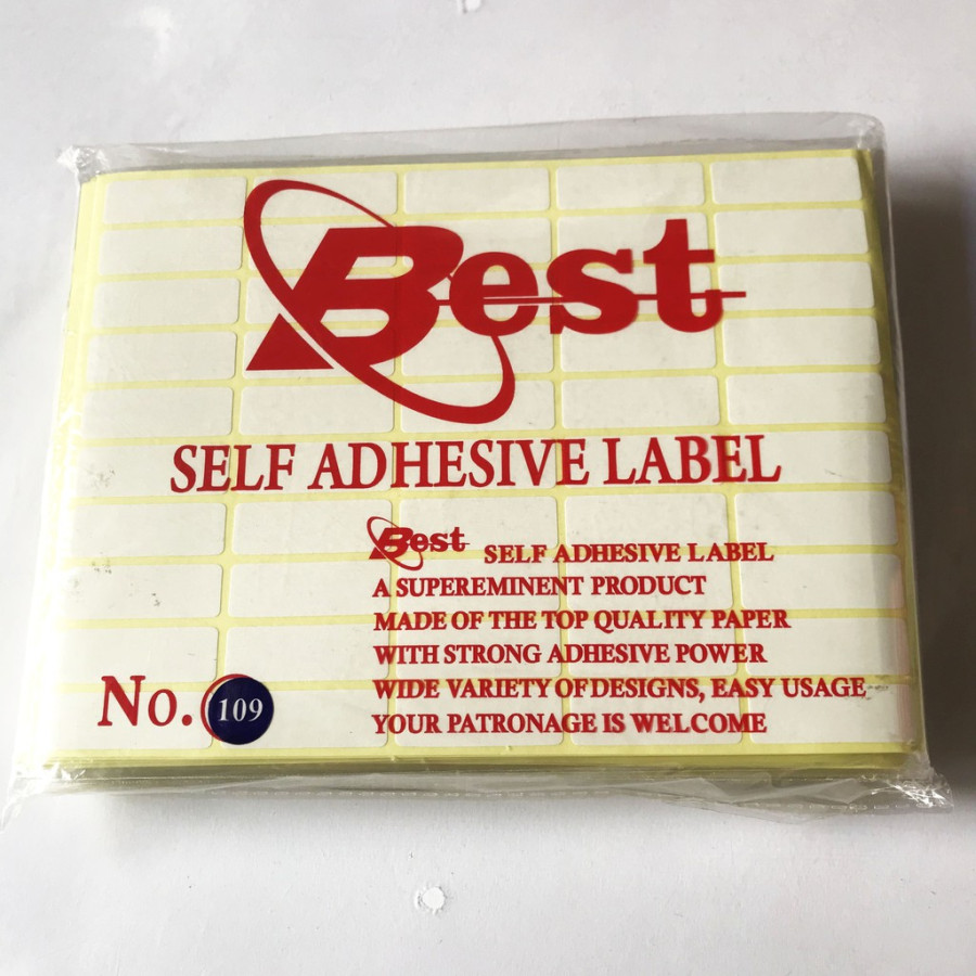 Kertas Label Besar Best No 103