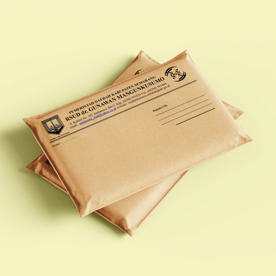 Cetak Amplop Dinas Folio