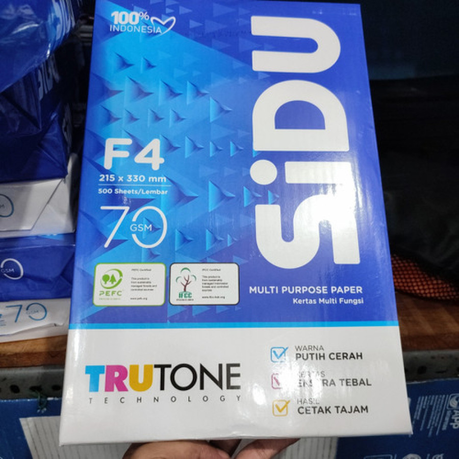 kertas HVS Sidu F4 75 gsm