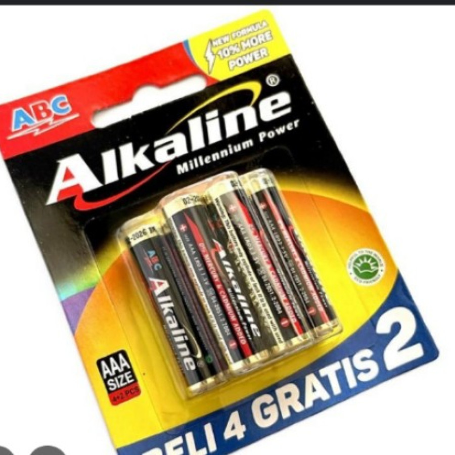 Baterai AA isi 6 Alkaline