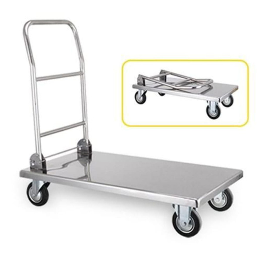 Trolly Lantai Stainless kap 300 kg