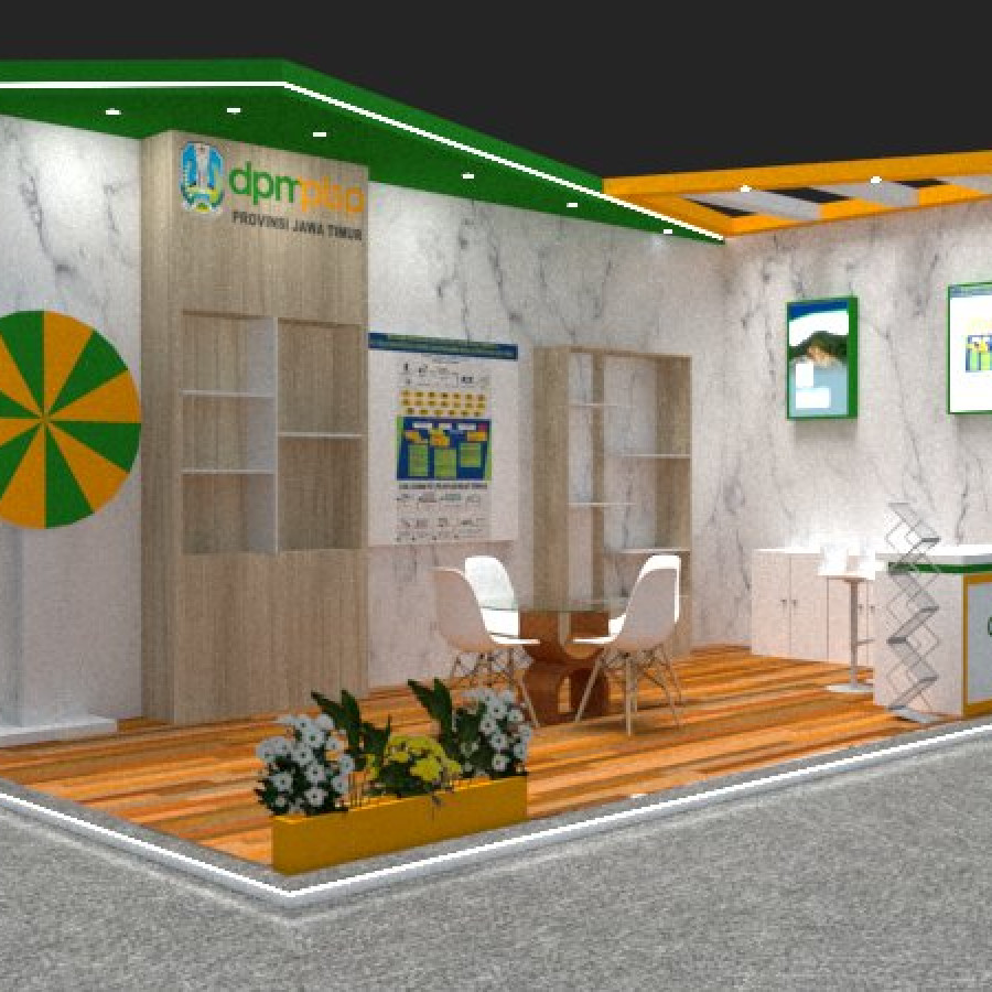 Stand Pameran - samping