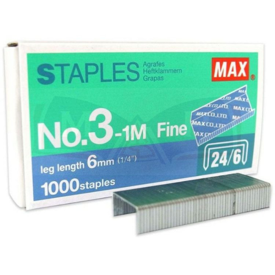 ISI STAPLES MAX NO. 3 /BOX