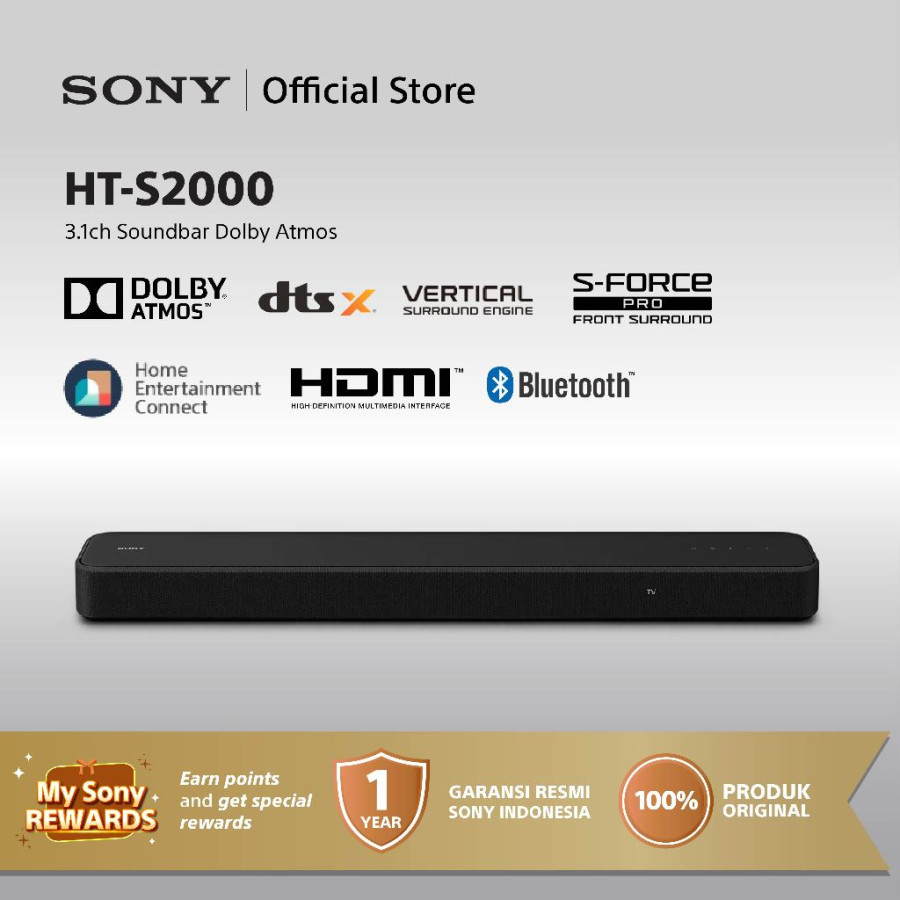 SONY SOUNDBAR HT-S2000