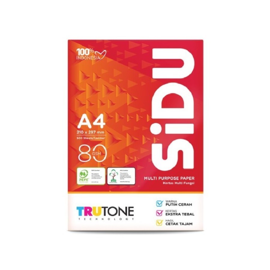 Kertas SIDU A4 80 gsm RIM