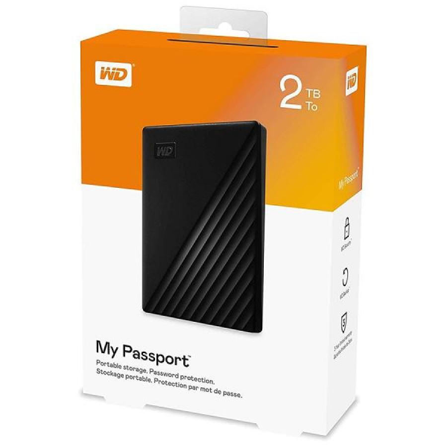 WD My Passport New 2TB HDD HD Hardisk Harddisk External Eksternal 2.5" - utama