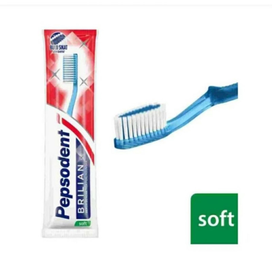 Sikat Gigi Pepsodent Brilian - depan