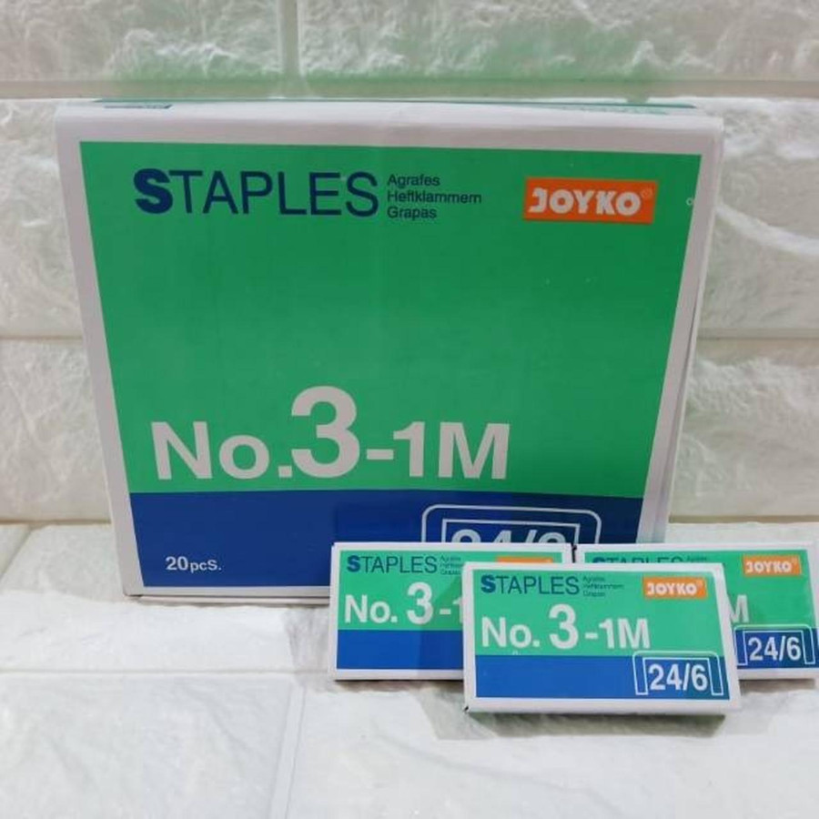 Isi Staples KENKO/JOYKO Besar No.3 24/6/Refill Hekter Steples Stapler