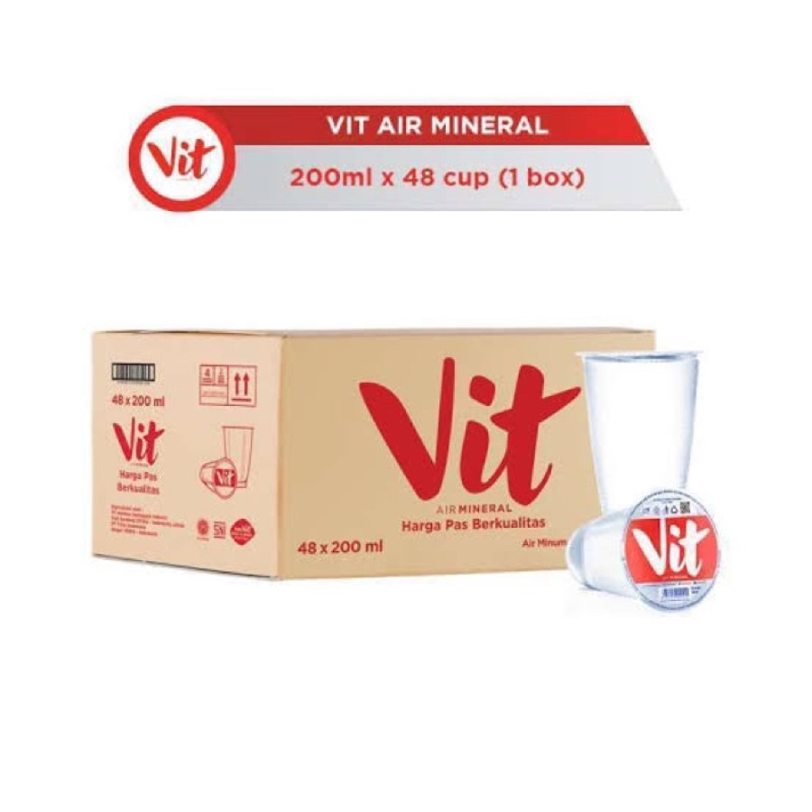 Vit Gelas 200ml / Karton