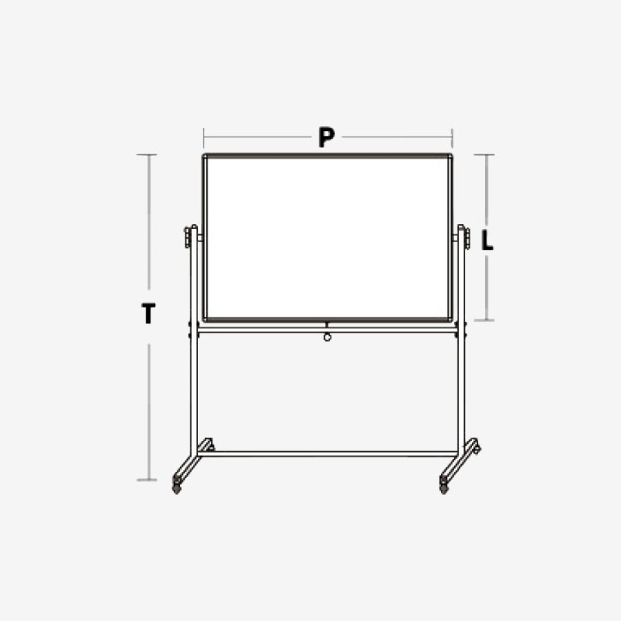 Papan Tulis/Whiteboard Series DF-2412 - depan