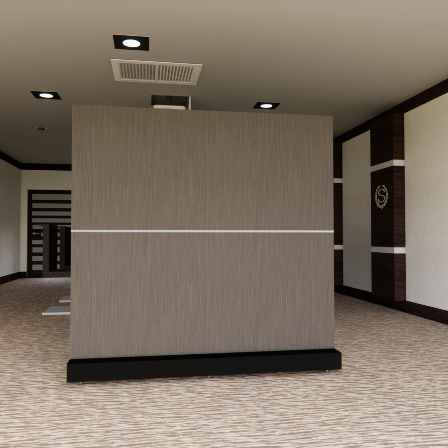 Sekat Labirin aula 2.5 x 2 m - utama