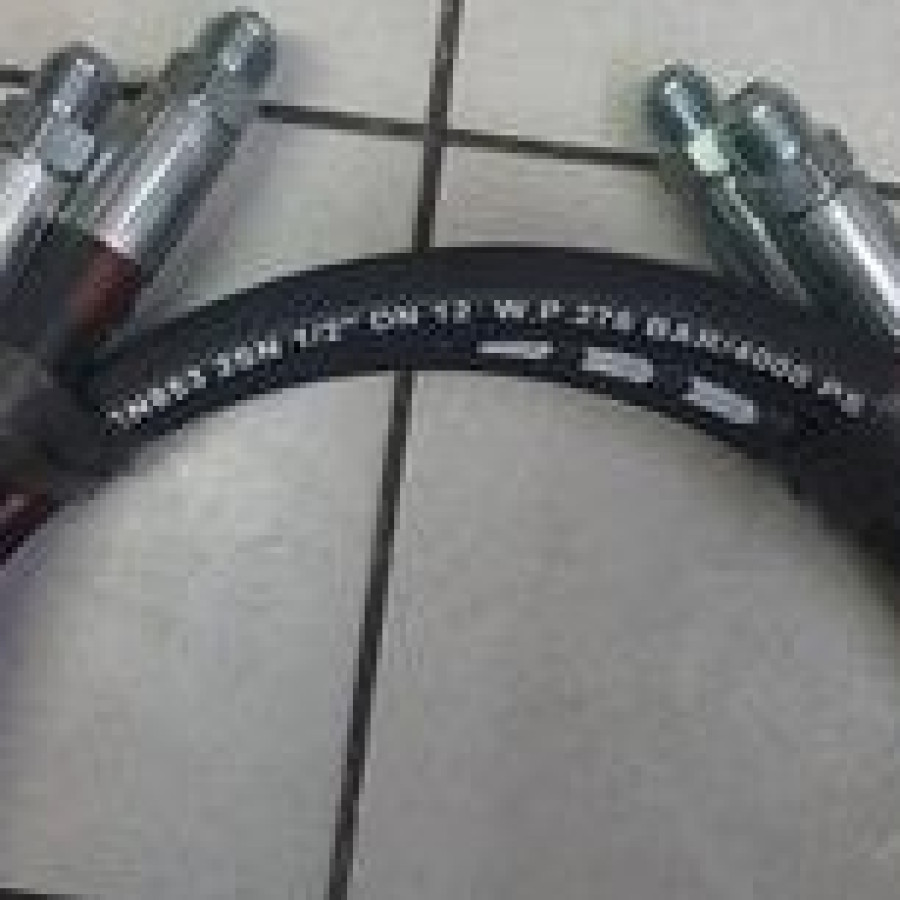 HYDRAULIC HOSE / SELANG HIDROLIK R2 PANJANG 2 METER 1/2 INCH