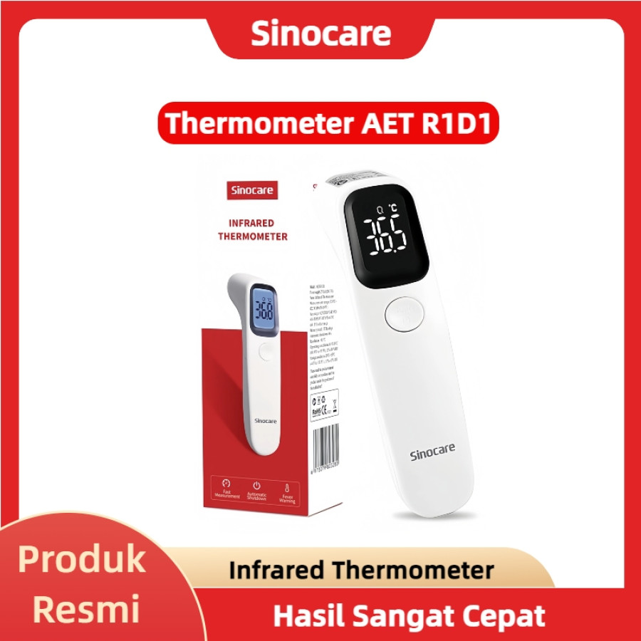 SINOCARE - Infrared Thermometer AET R1D1 | Termometer Dahi Digital