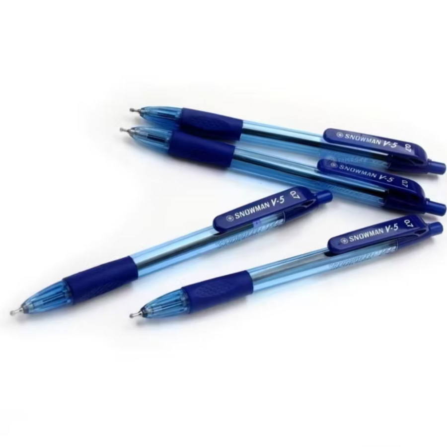 SNOWMAN V5  PULPEN - PENA - BOLPEN - PEN GEL - depan