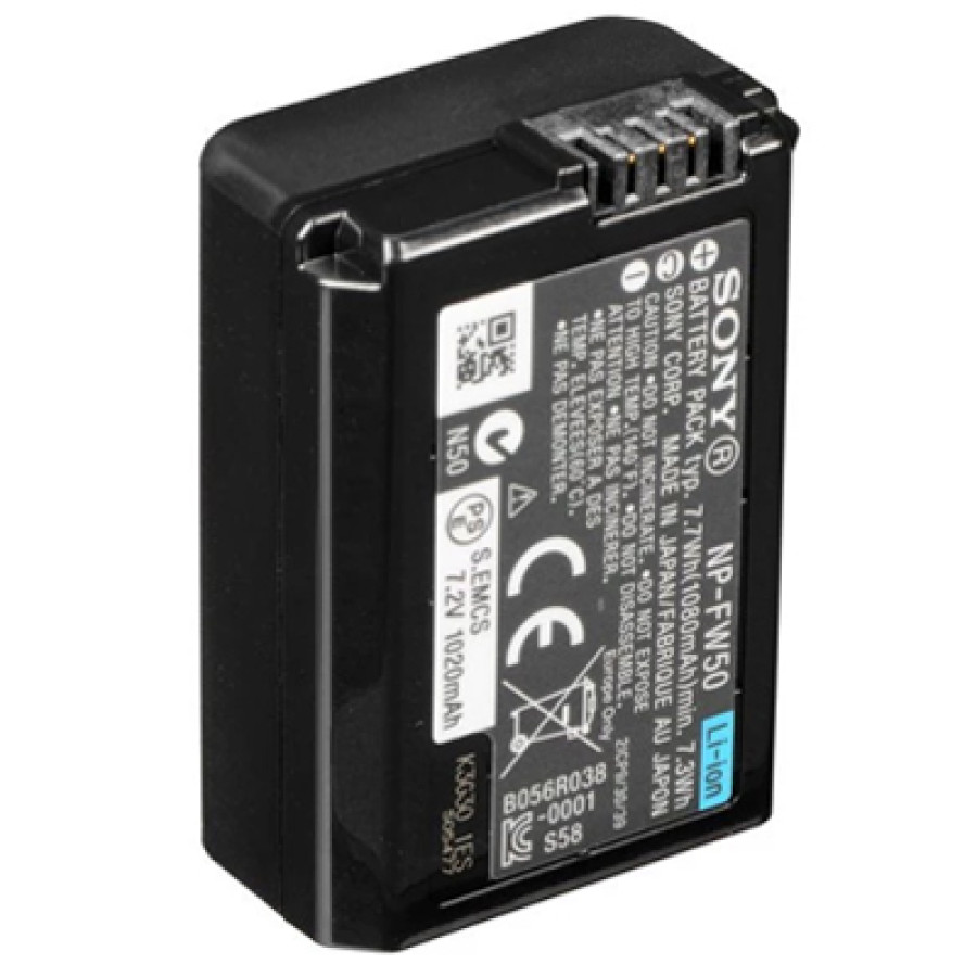 'Battery Sony A6400 NP-FW50 - depan