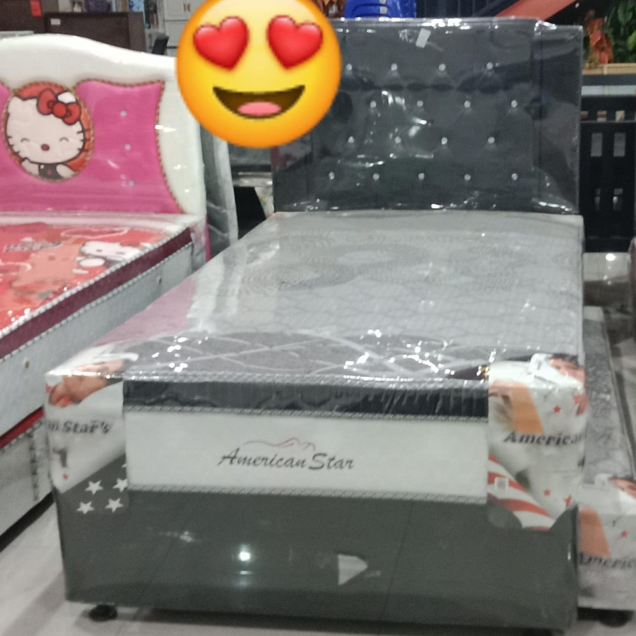 Spring Bed Full uk 120x200 No Merk