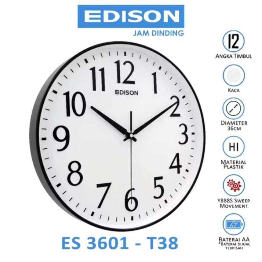 Jam Dinding EDISON