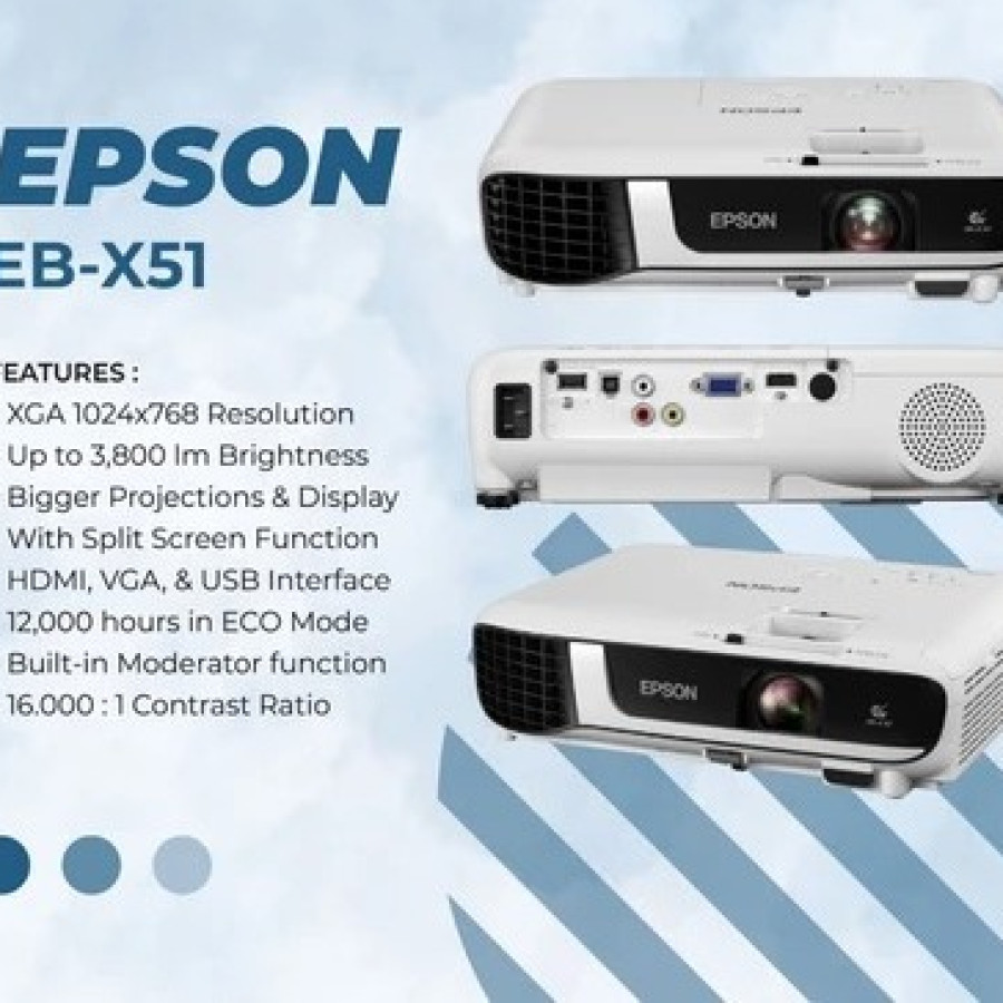 EPSON EB-X51 XGA 3LCD Projector