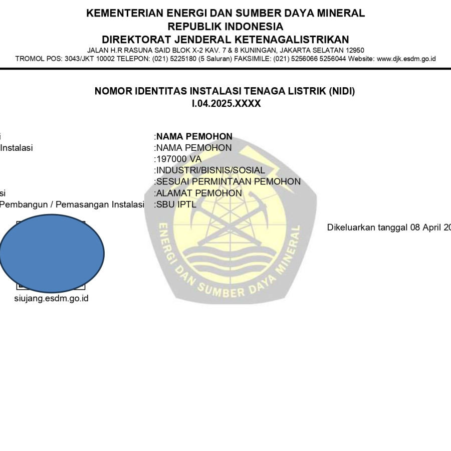 NIDI dan SLO 197.000 Kva - depan