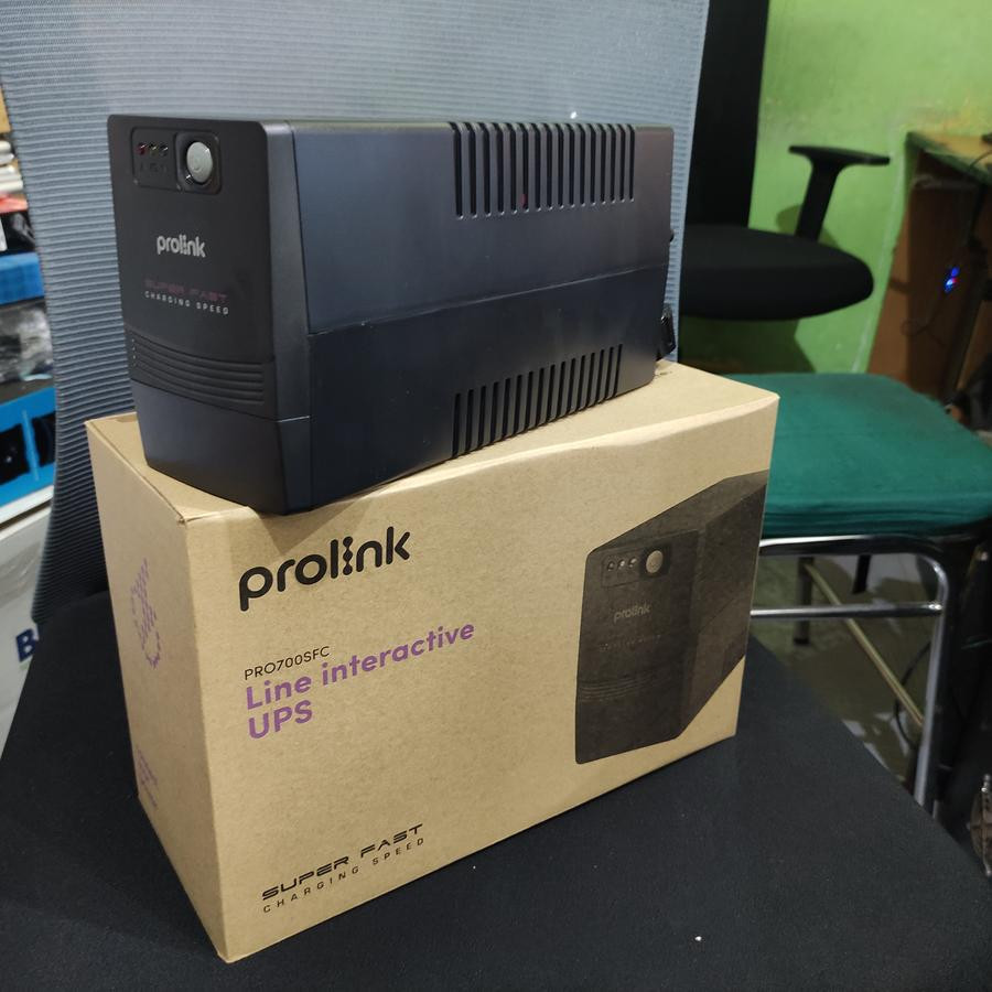 UPS Prolink 1200va 1200 va 1201 SFCU + Stabilizer - depan