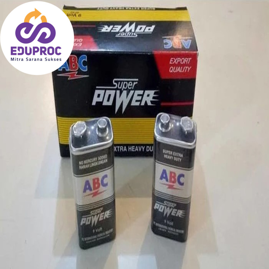 Baterai Kotak ABC Super Power - depan