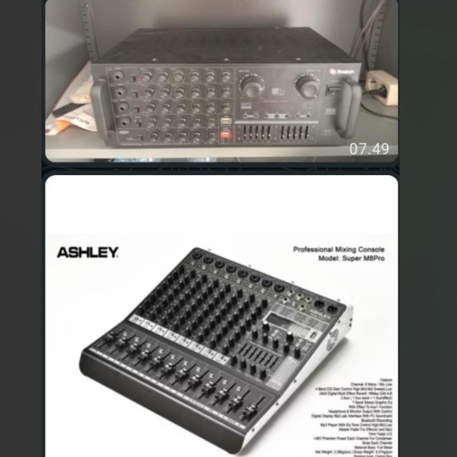 PAKET POWER DAN MIXER AUDIO