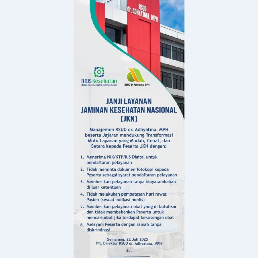 X-Banner Janji Layanan BPJS Ukuran Cetak 60 x 160