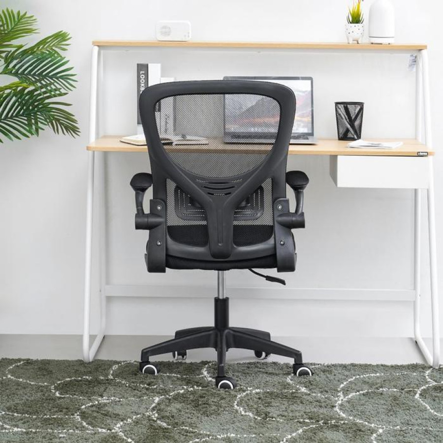INFORMA ZIDAN KURSI KANTOR SANDARAN RENDAH - HITAM - samping